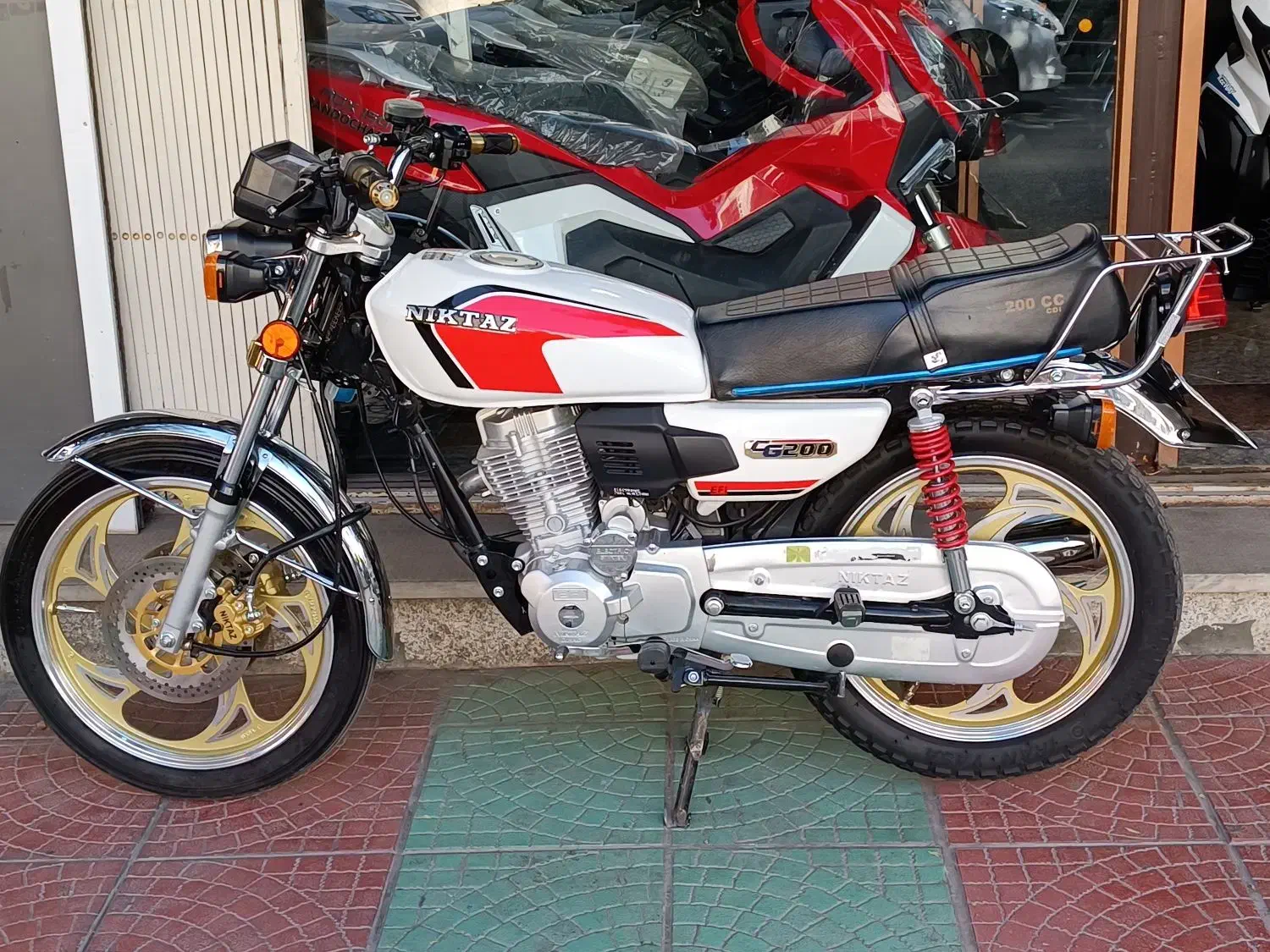 موتور نیکتاز جفت دیسک 200cc مدل 1403 بازدید پاوه|موتورسیکلت|جوانرود, |دیوار