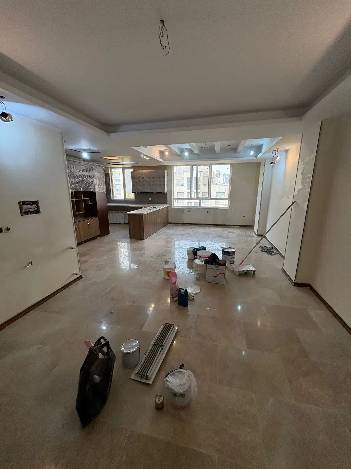 ۱۰۰ متر ۲ خواب نوساز تکواحدی/ خیابان سامان