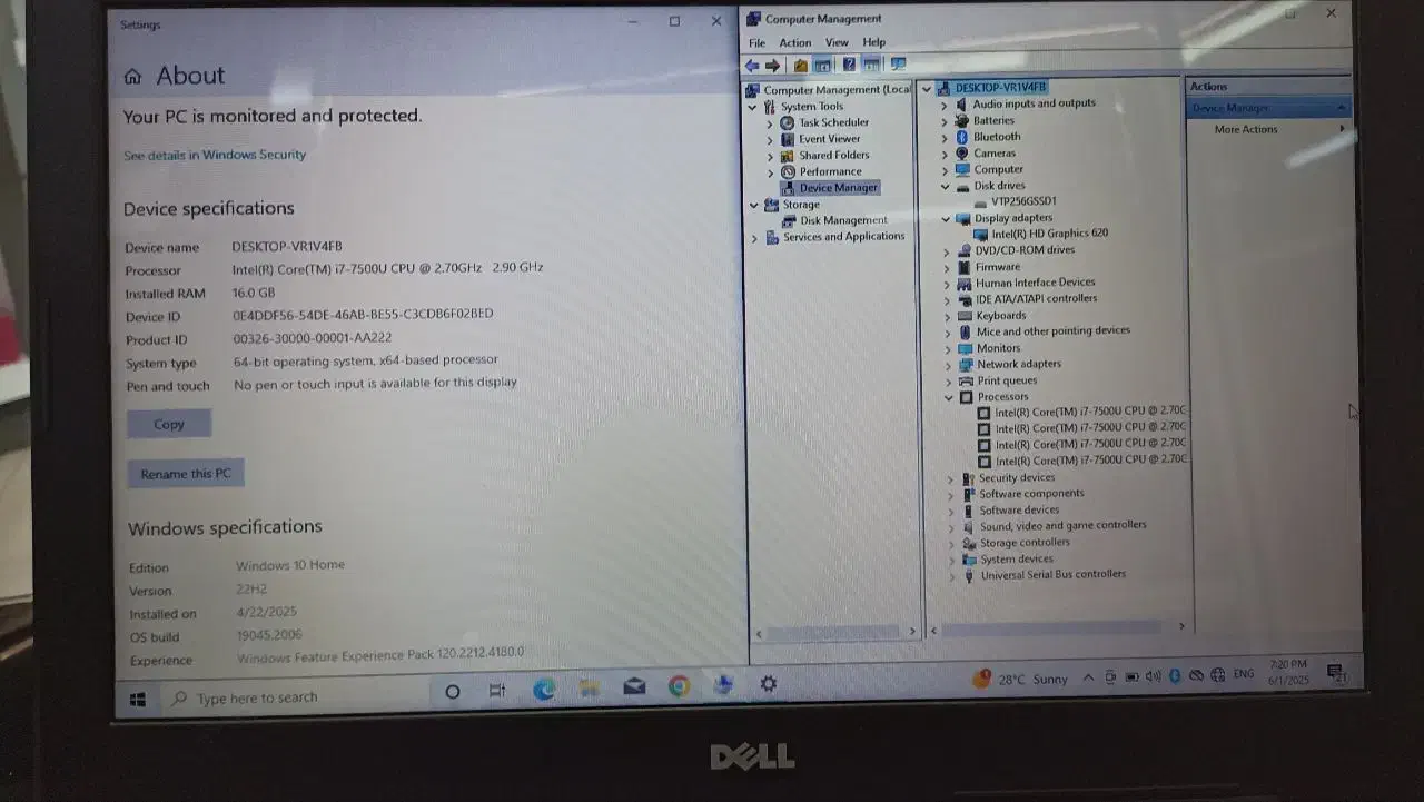لپ تاپ DELL i7|رایانه همراه|تربت‌حیدریه, کاشانی|دیوار