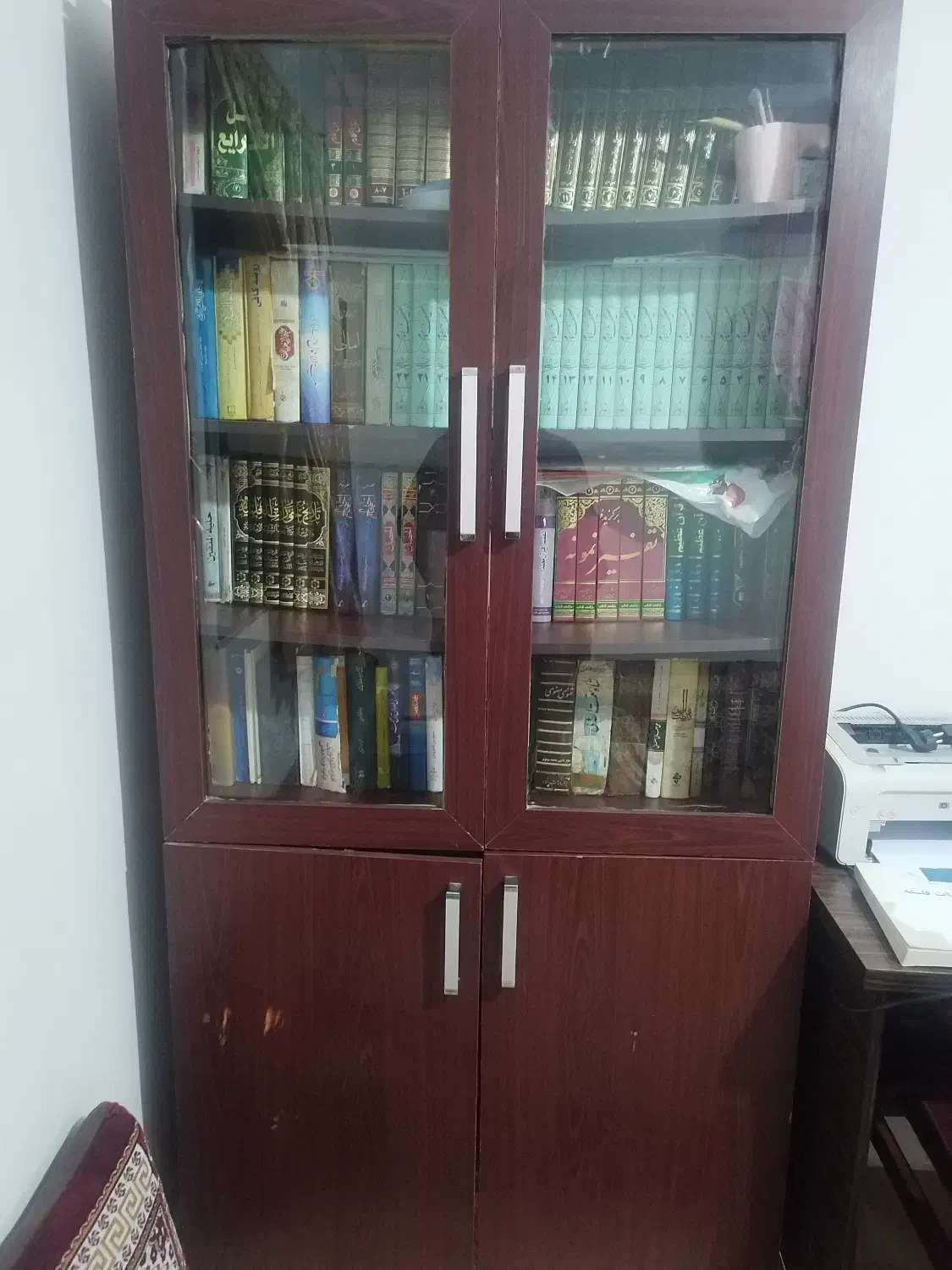 کتابخانه|کتابخانه، شلف، قفسه‌های دیواری|گرگان, |دیوار