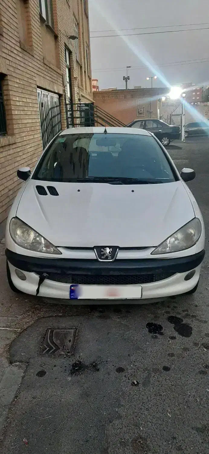 پژو ۲۰۶ تیپ ۳ سفید|خودرو سواری و وانت|سهند, |دیوار