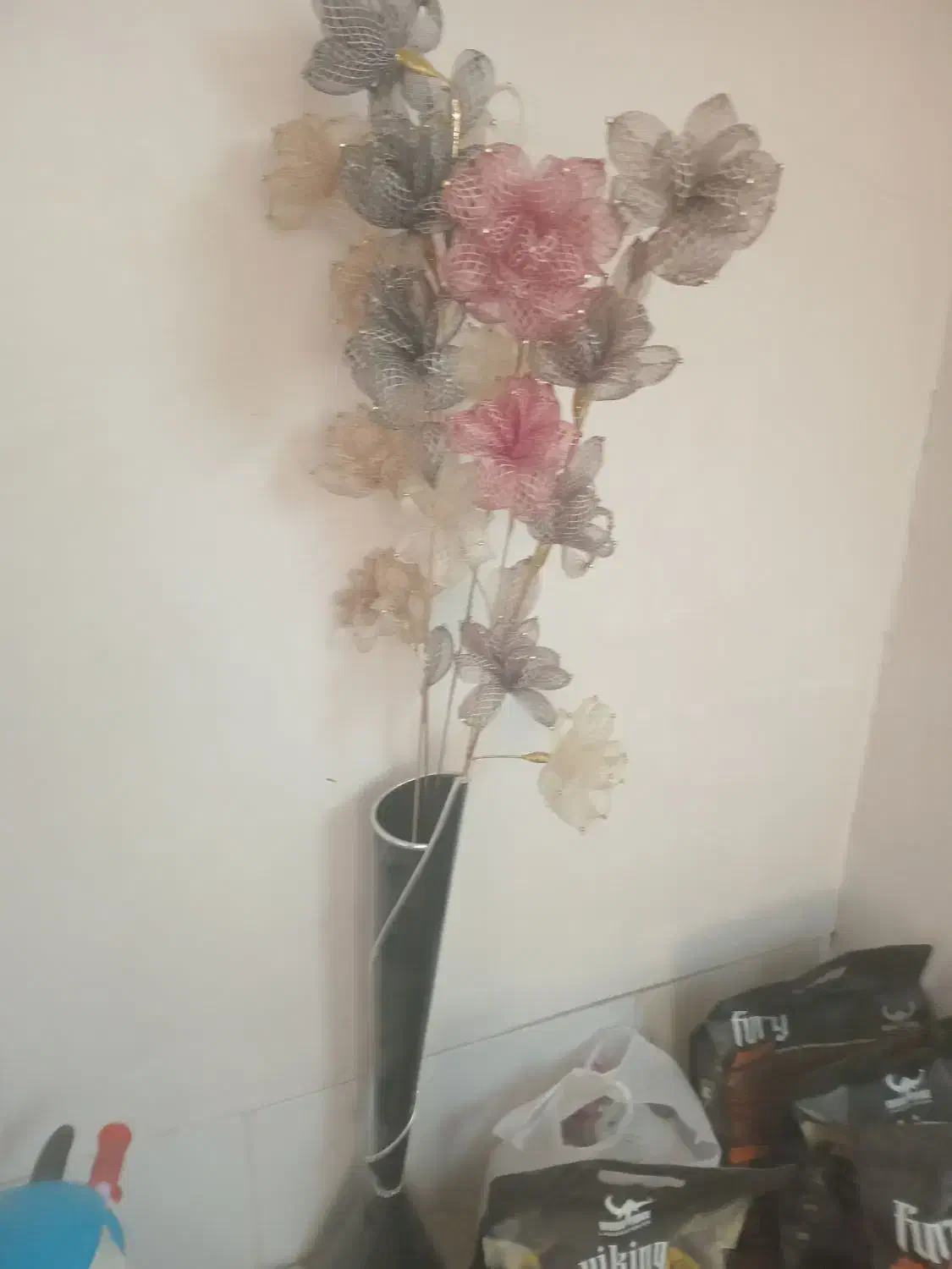 گل گلدان|گل مصنوعی|الیگودرز, |دیوار