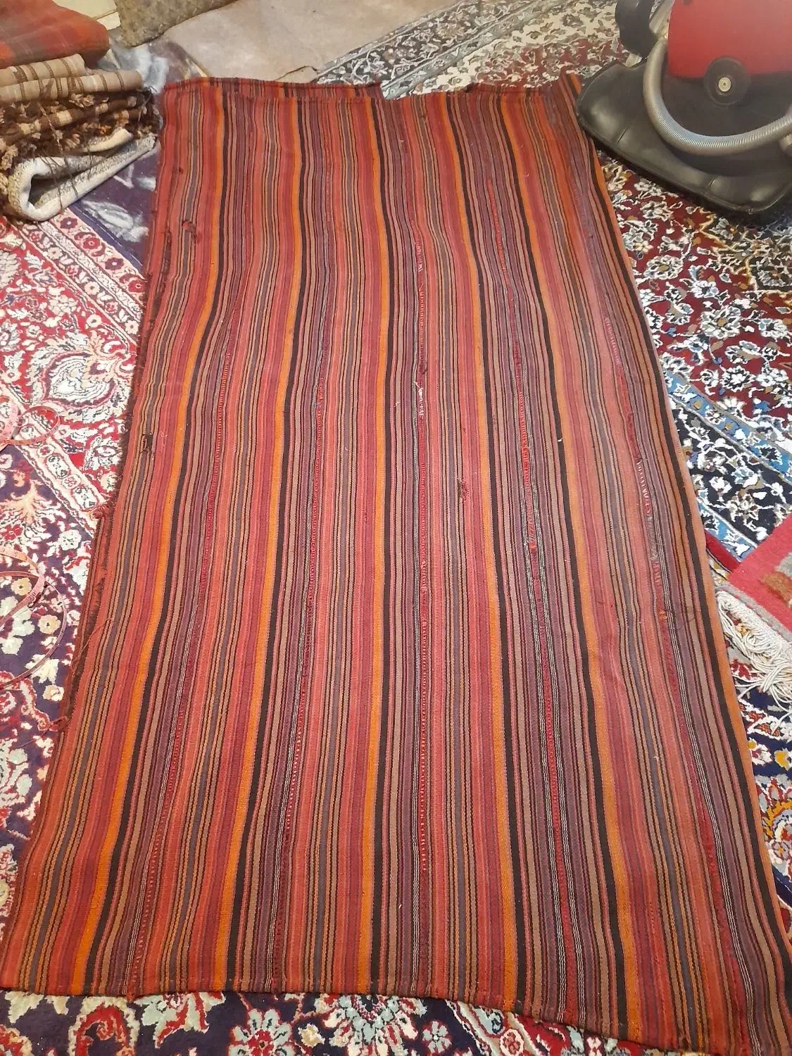 جاجیم قدیمی|گلیم، جاجیم، گبه|تبریز, |دیوار