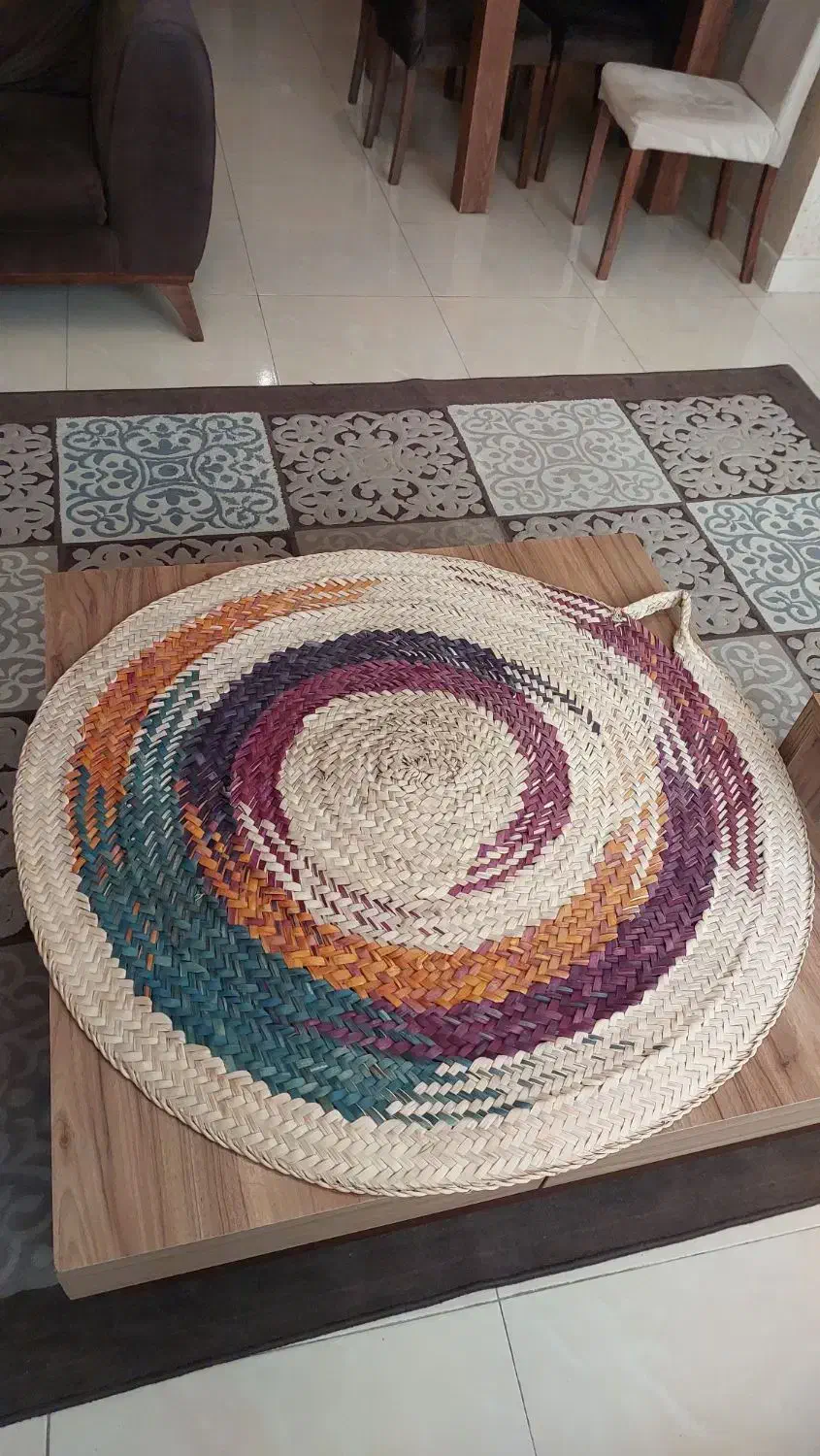 فرشینه یا سفره حصیری|صنایع دستی و سایر لوازم تزئینی|مشهد, هفت تیر (حافظ)|دیوار