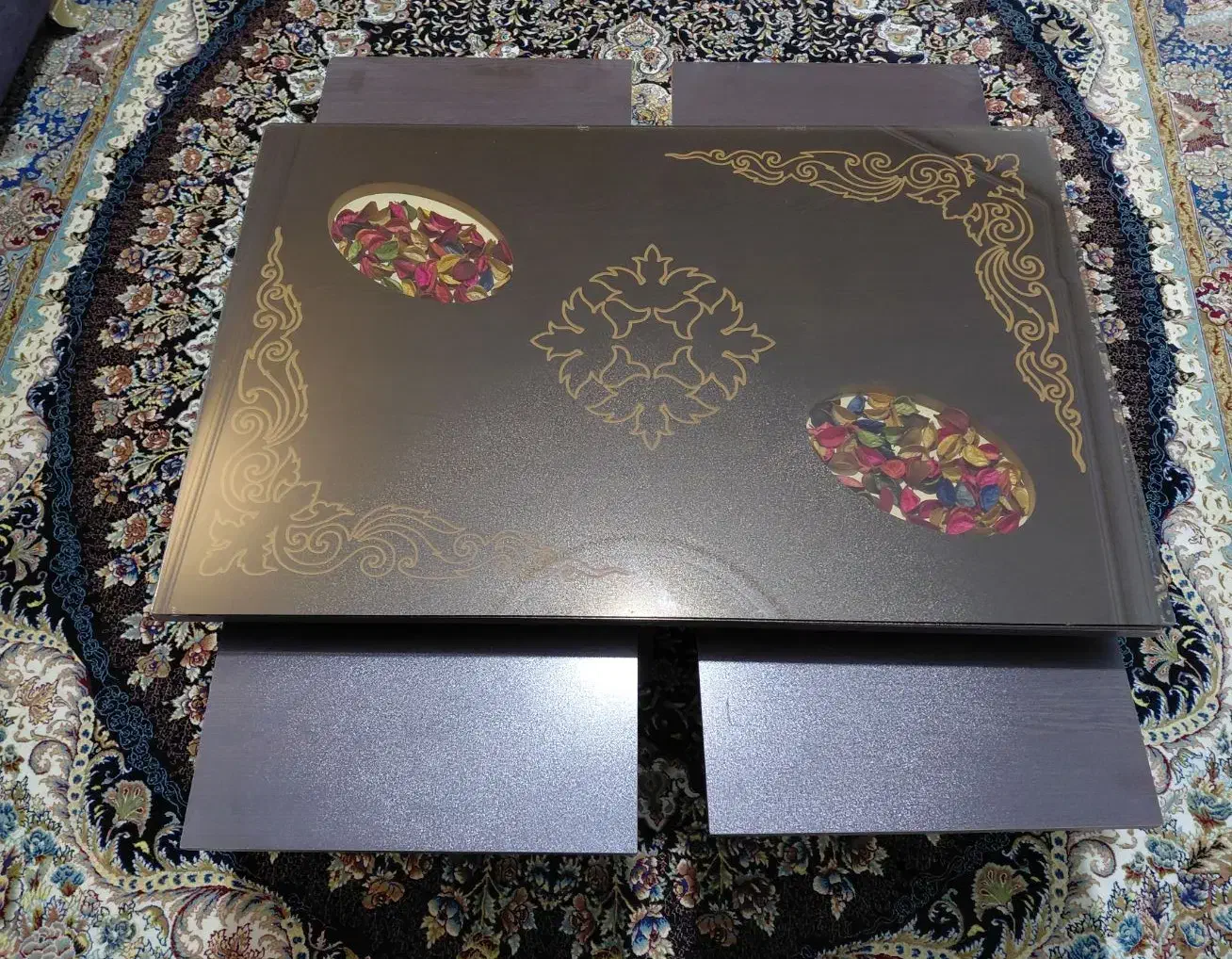 میز عسلی ۵ تیکه|مبلمان خانگی و میز عسلی|رشت, دباغیان|دیوار