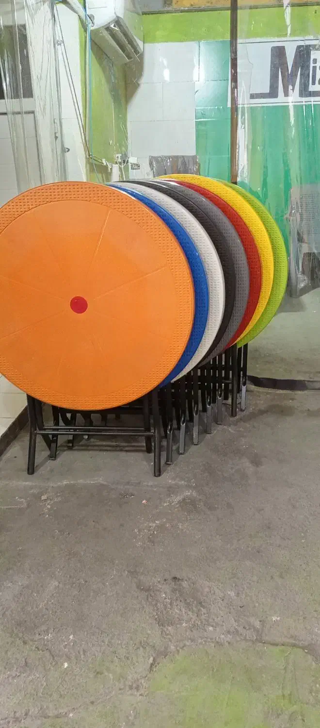 میز گرد تاشو|میز و صندلی غذاخوری|اهواز, ناحیه صنعتی کارون|دیوار