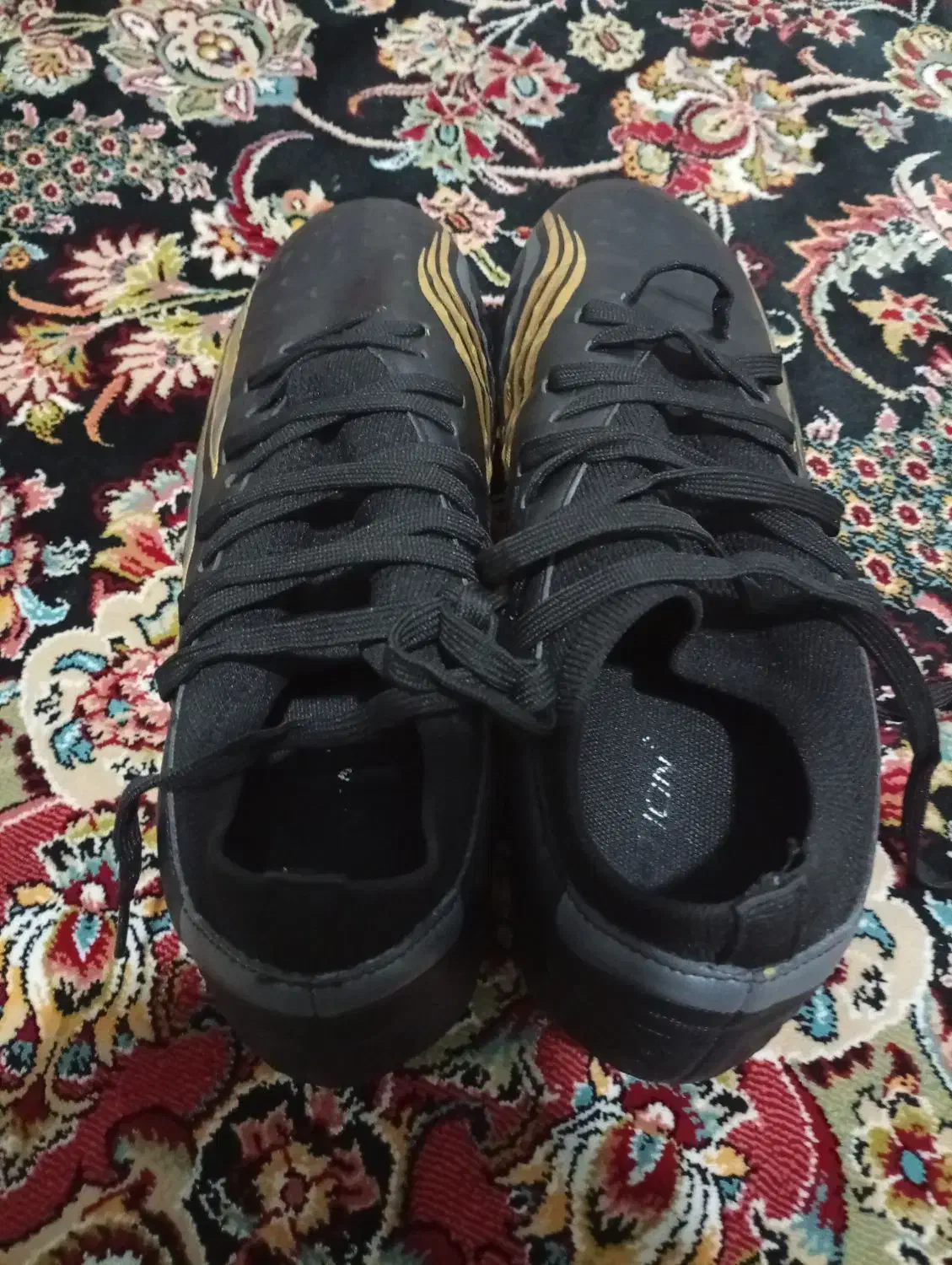 کفش استوک اکشن پرو مشکی طلایی جوراب دار|کیف، کفش، کمربند|بروجرد, |دیوار