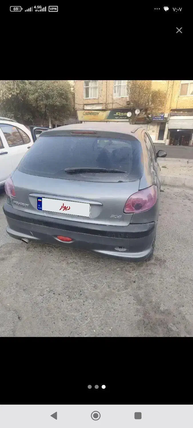 206  مدل 88|خودرو سواری و وانت|تهران, سلیمانی|دیوار