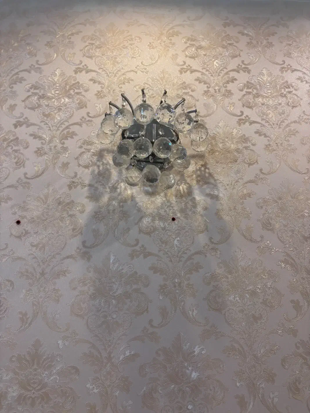 لوستر کریستالی همراه با ۲عدد لوستر دیواری|لوستر و چراغ آویز|کرج, گلشهر|دیوار