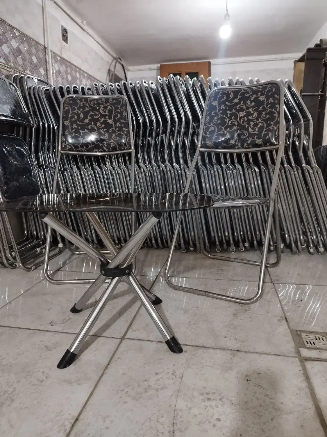 فروش صندلی تاشو فلزی صدوقی میز عسلی تاشو|خدمات پذیرایی، مراسم|بوکان, |دیوار