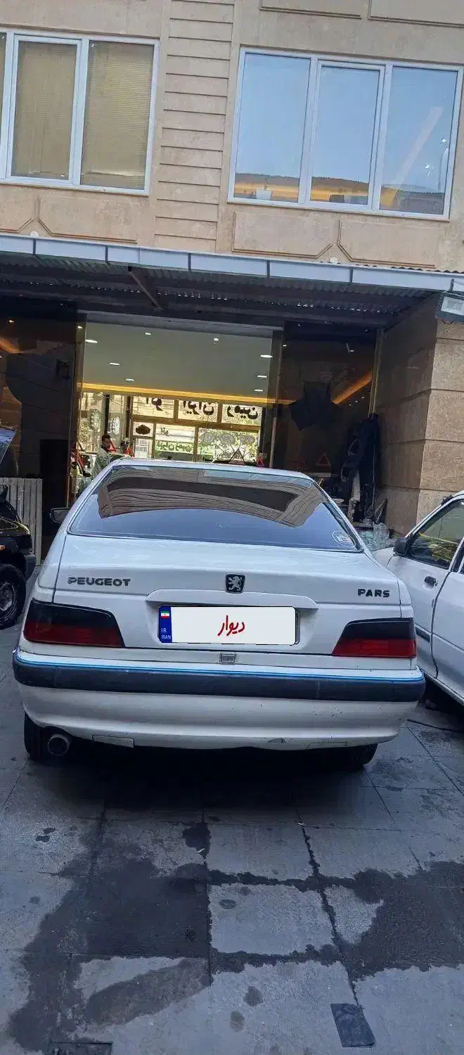 پژو پارس سال مدل 87  سفید|خودرو سواری و وانت|تبریز, |دیوار