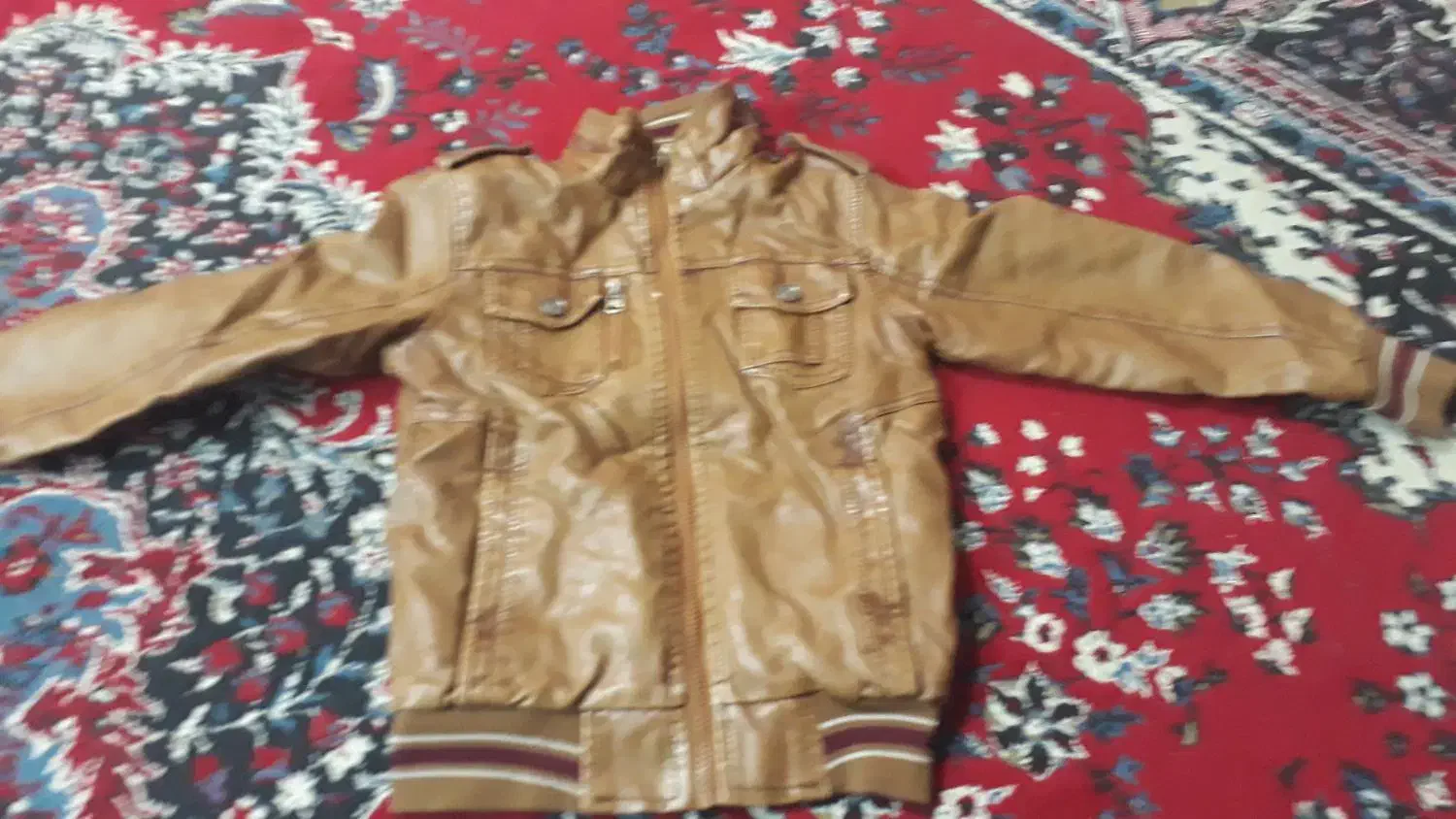 کاپشن بچگانه چرمی L|کفش و لباس بچه|لنجان, |دیوار