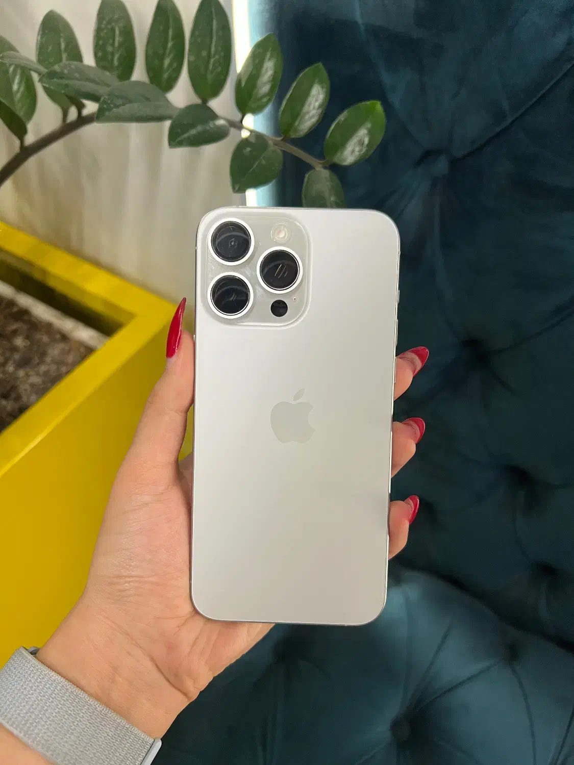 آیفون ۱۵ پرومکس سفید تیتانیوم|موبایل|کرج, عظیمیه|دیوار