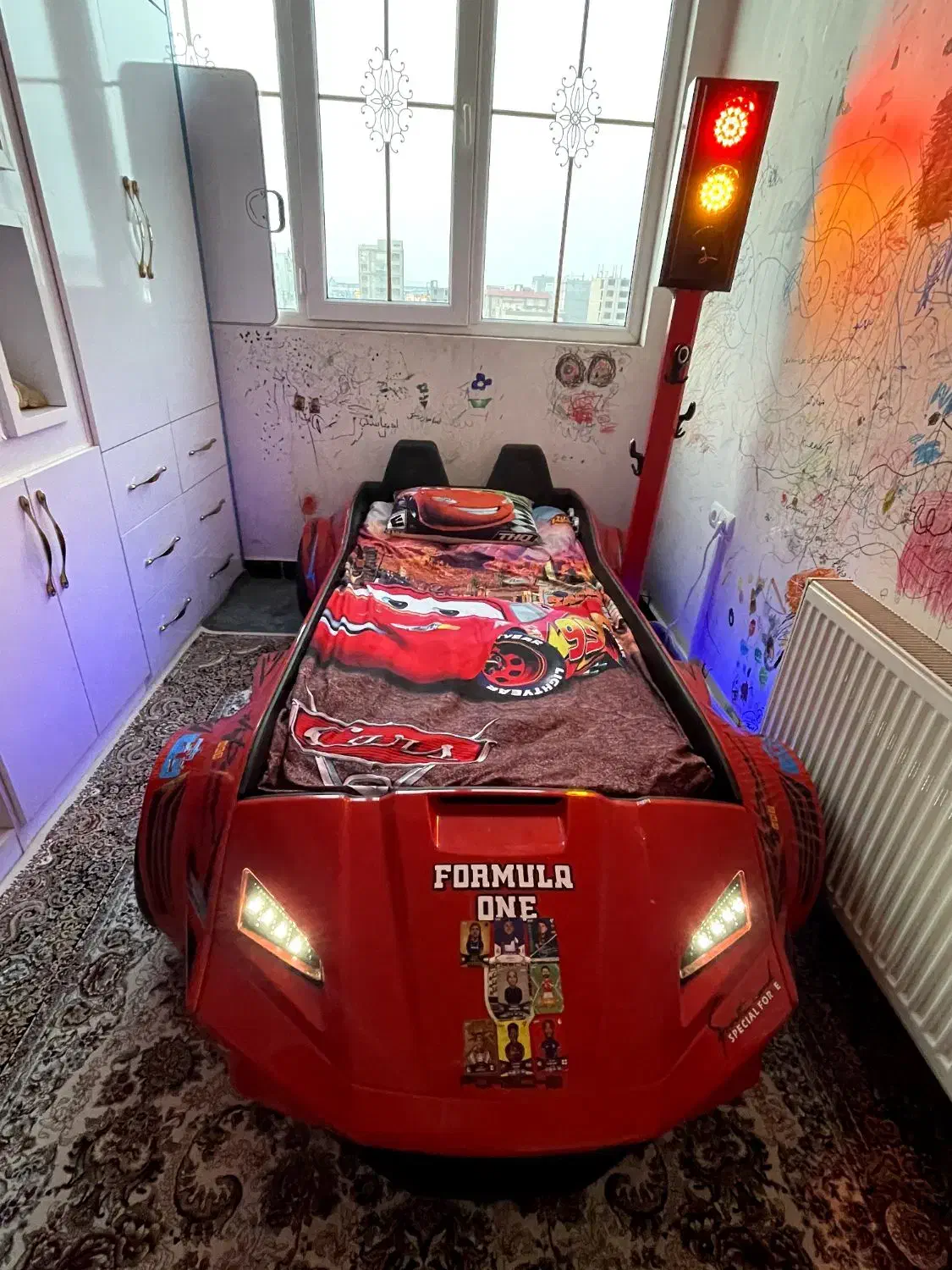 تخت خواب ماشینی موزیکال کودک و نوجوان|تخت و صندلی بچه|گلستان (تهران), |دیوار