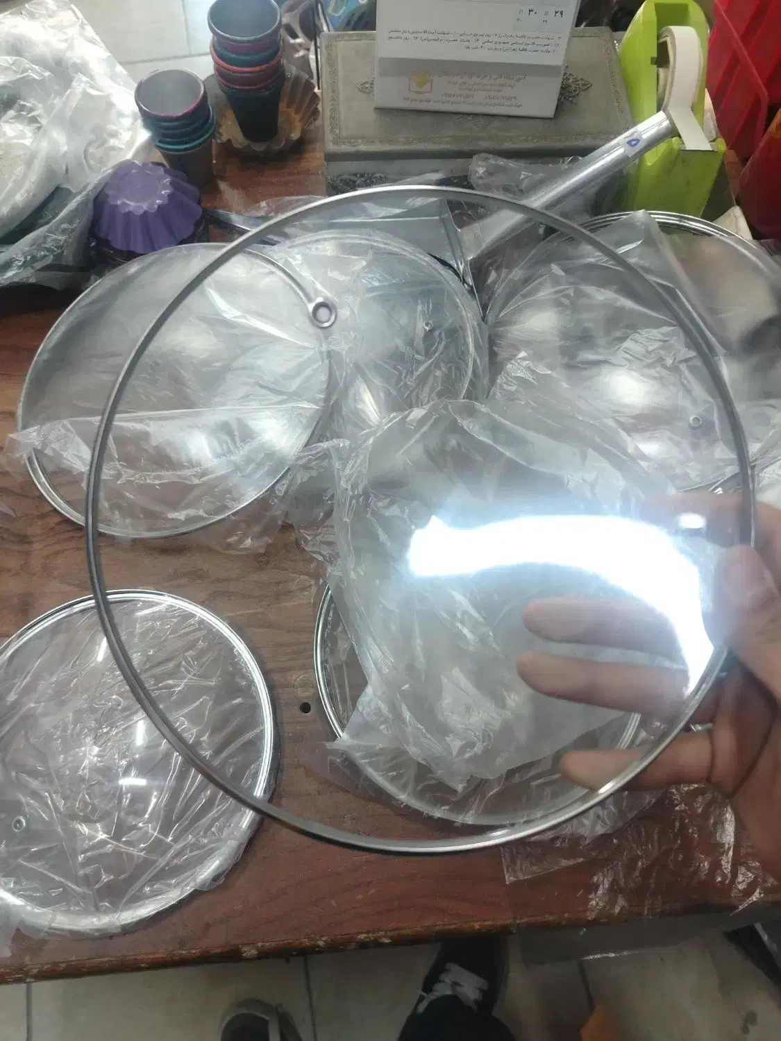 درب قابلمه، درب تابه،پیرکس،فلزی،همه نوع درب موجود|ظروف پختوپز|مشهد, ولیعصر (شهرک غرب)|دیوار