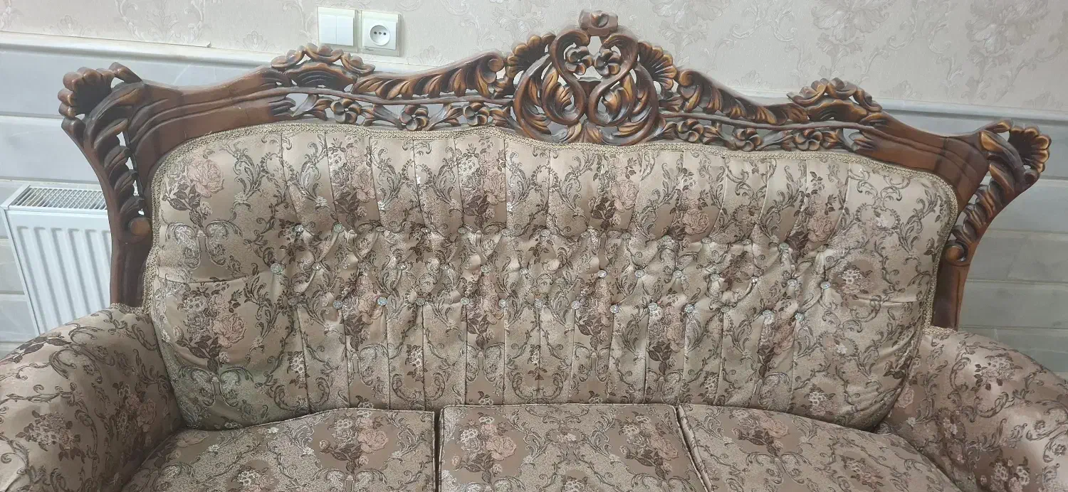 مبل استیل ۹ نفره موقعیت میبد|مبلمان خانگی و میز عسلی|میبد, |دیوار