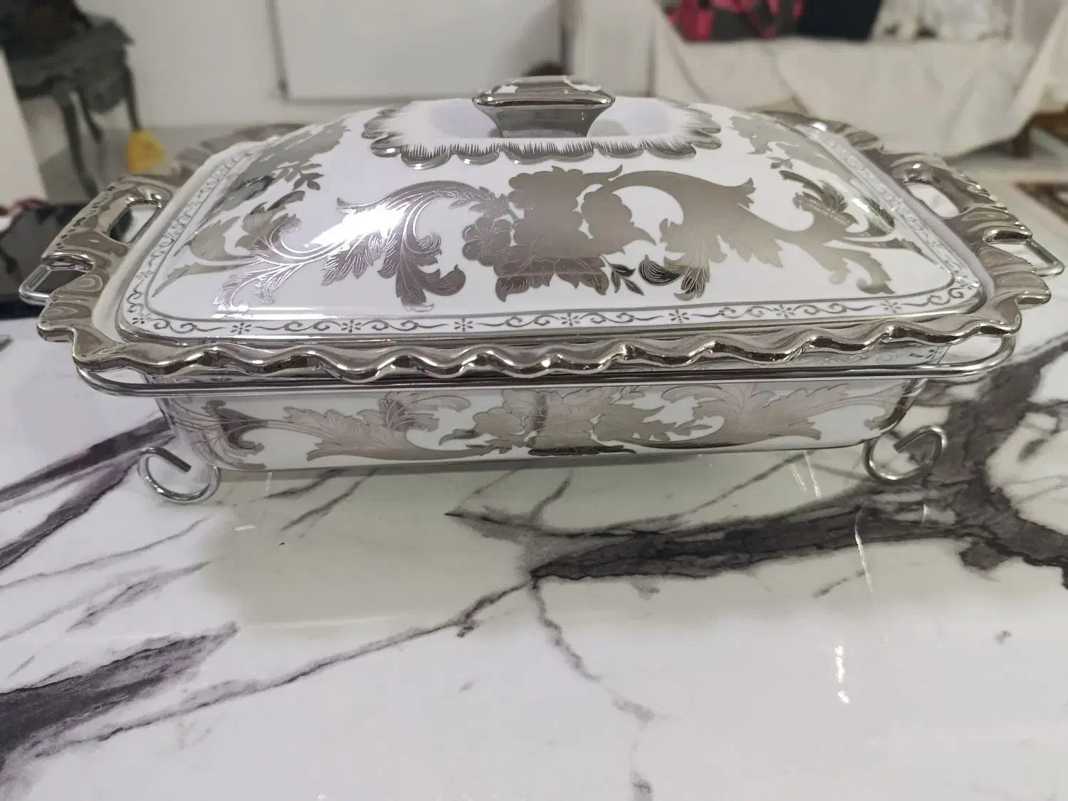 سوفله خوری وارمردار چینی مناسب جهیزیه|ظروف سرو و پذیرایی|قم, انسجام|دیوار