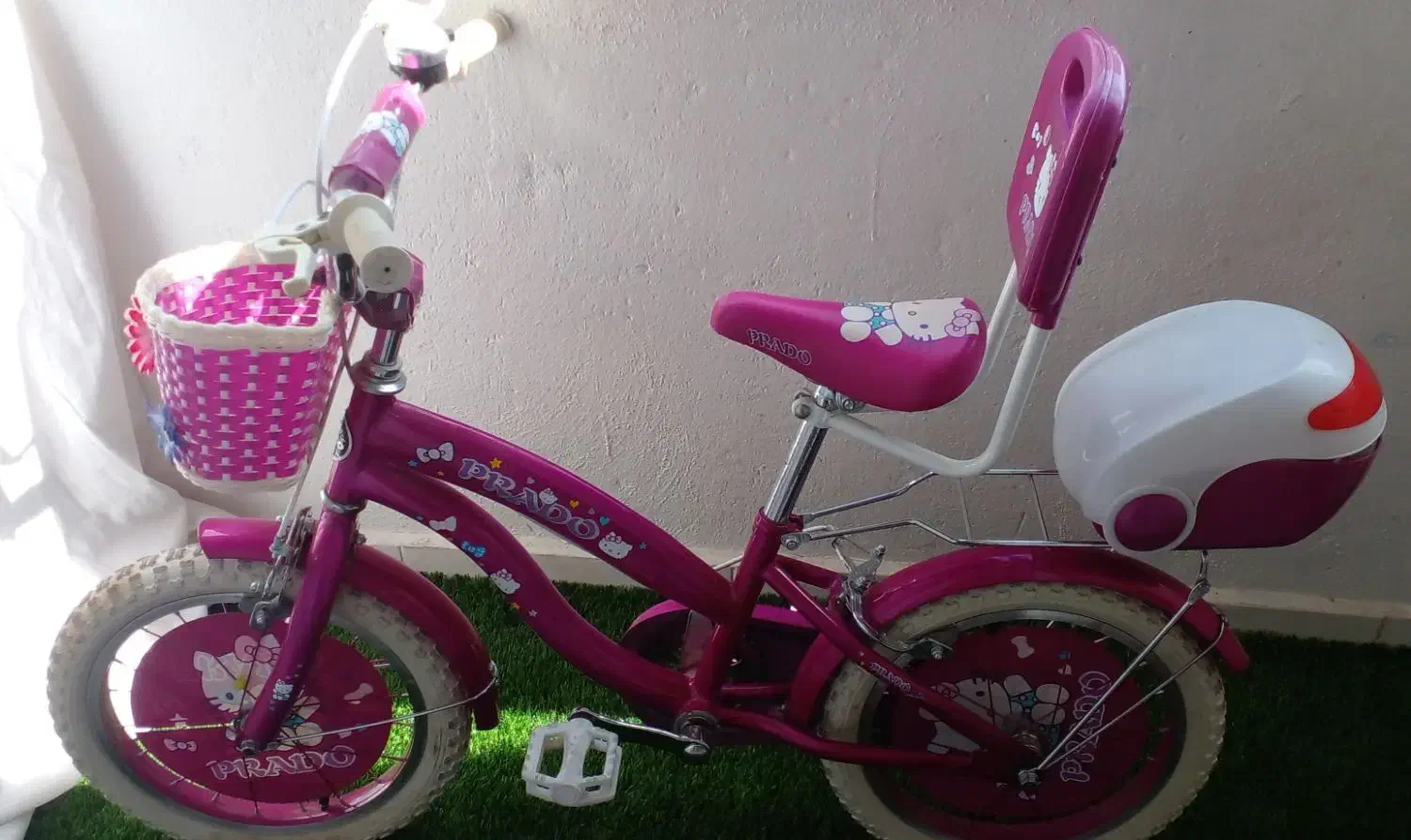 دوچرخه دخترانه سایز ۱۶ برند پرادو|دوچرخه، اسکیت، اسکوتر|پرند, فاز ۵|دیوار