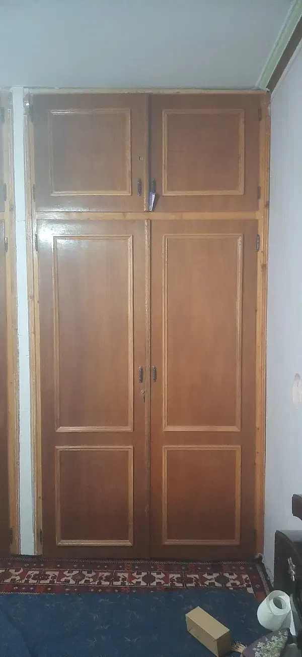 درب کمد دیواری دوعدد چوبی سهیوسالم|جاکفشی، کمد، دراور|قوچان, |دیوار