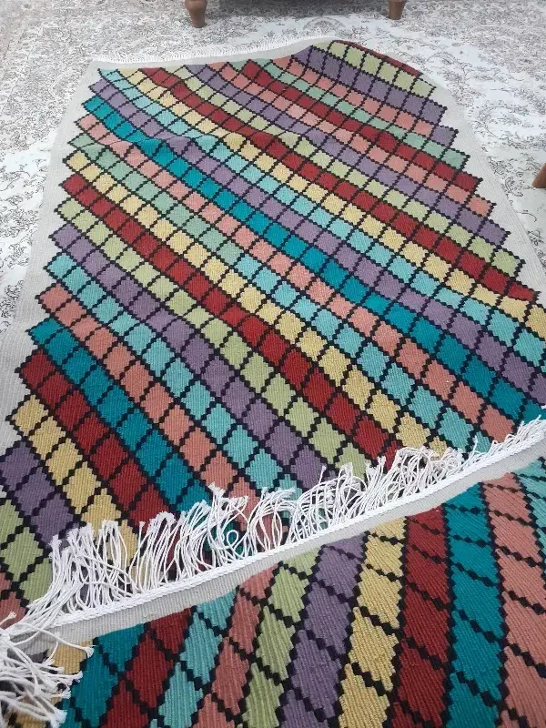گلیم دست بافت|گلیم، جاجیم، گبه|سنندج, |دیوار