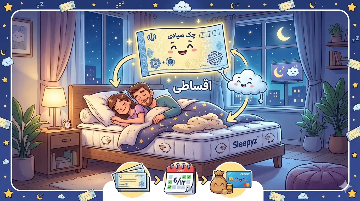 فروش تشک اسلیپیز با چک صیادی|تشک تختخواب|تهران, علم و صنعت|دیوار