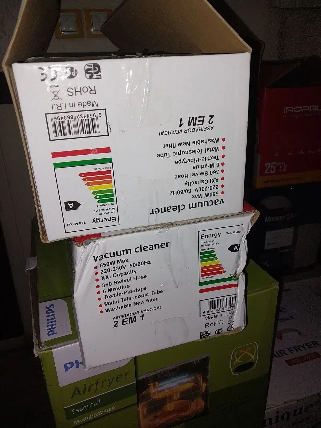 جارو پرتابل عصایی مباشی MEBASHI-vacuum cleaner|جاروبرقی، جارو شارژی، بخارشو|تهران, شادمان|دیوار