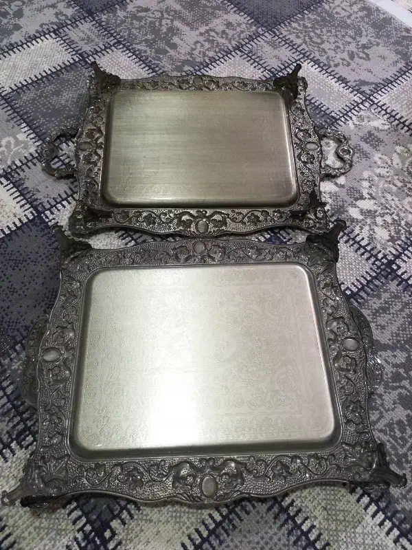 سینی پیوتر|ظروف سرو و پذیرایی|کنگاور, |دیوار