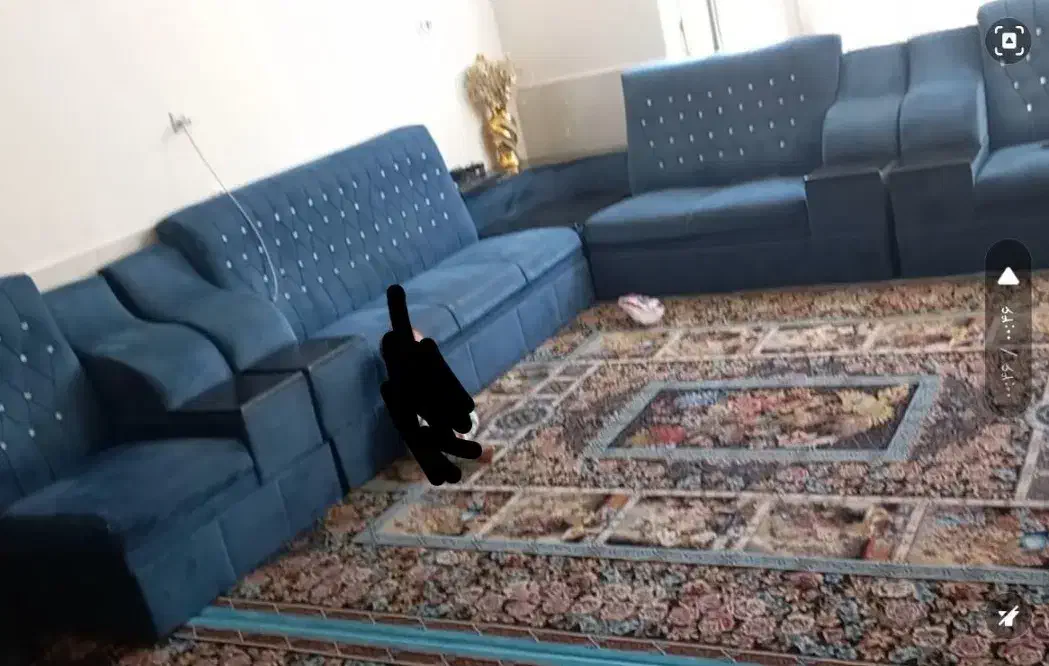 مبل ۷نفره ال|مبلمان خانگی و میز عسلی|بشاریات, |دیوار