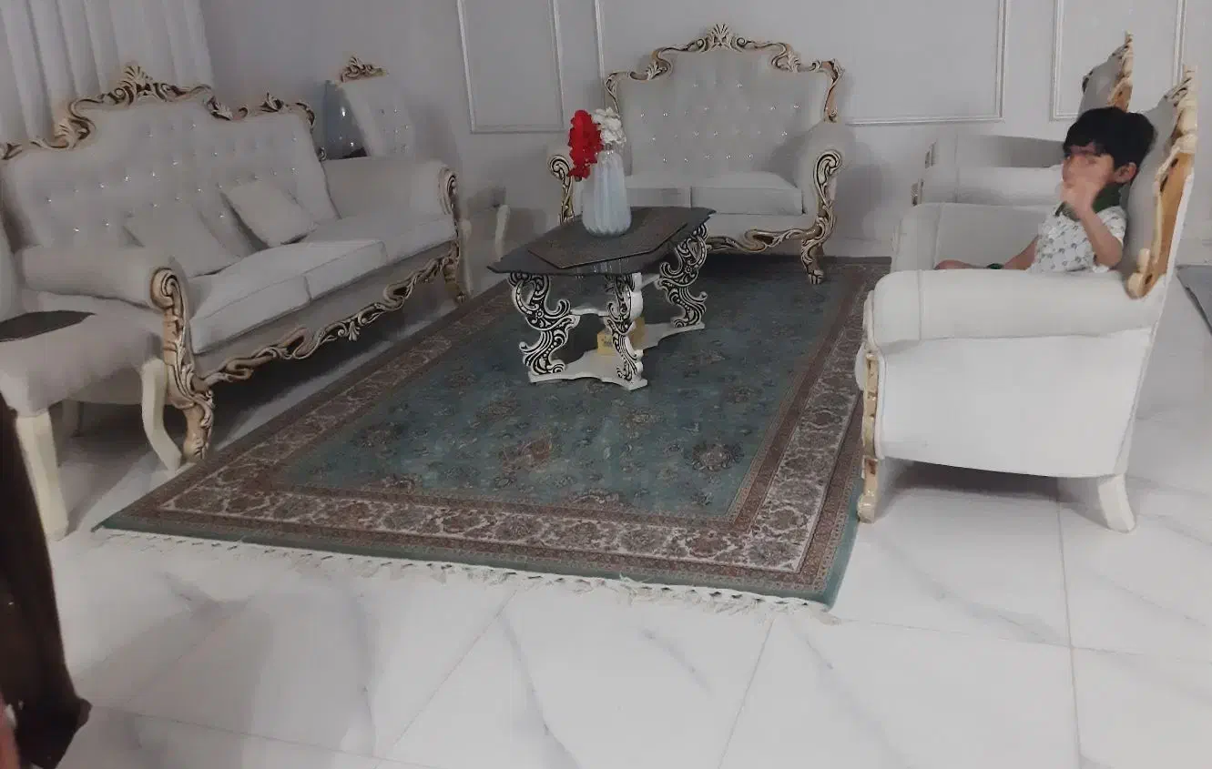 مبل ۹ نفره و جاکفشی|مبلمان خانگی و میز عسلی|آستارا, |دیوار