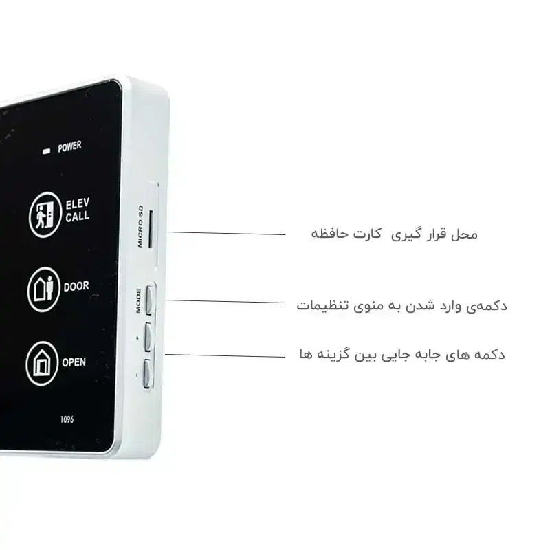 آیفون و درب باز کن تصویری الکتروپیک|مصالح و تجهیزات ساختمان|سرباز, |دیوار