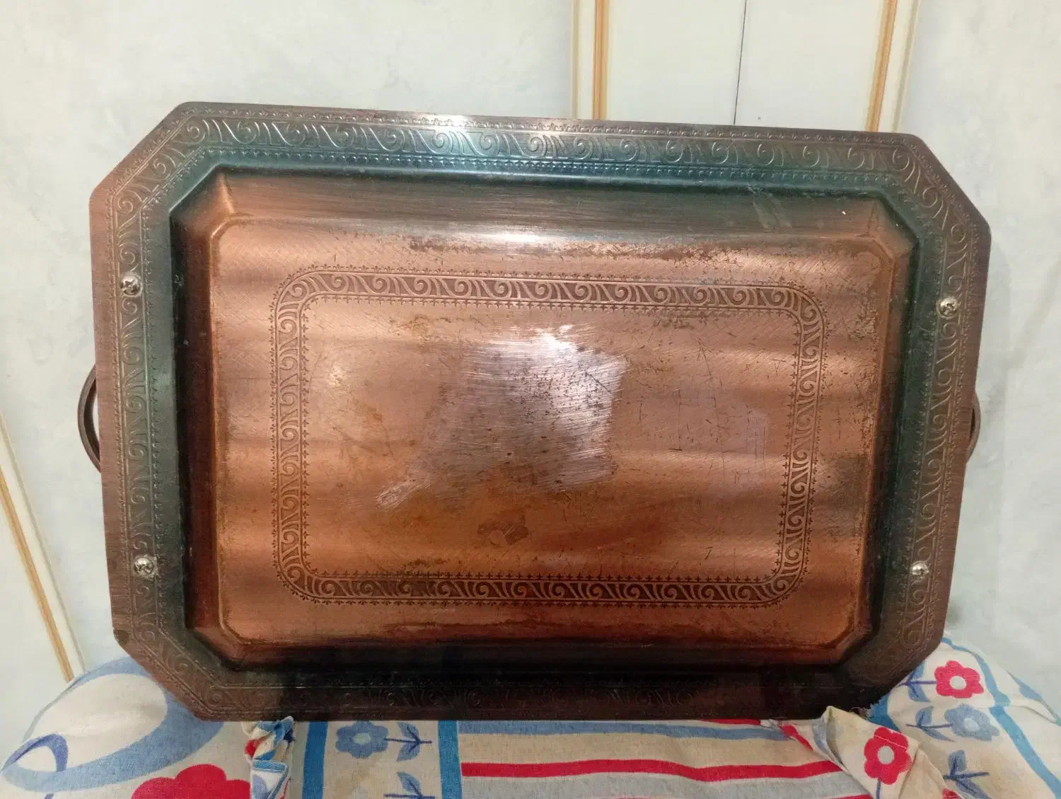 ضروف مسی آشپزخانه|کلکسیون اشیاء عتیقه|خرم‌آباد, |دیوار