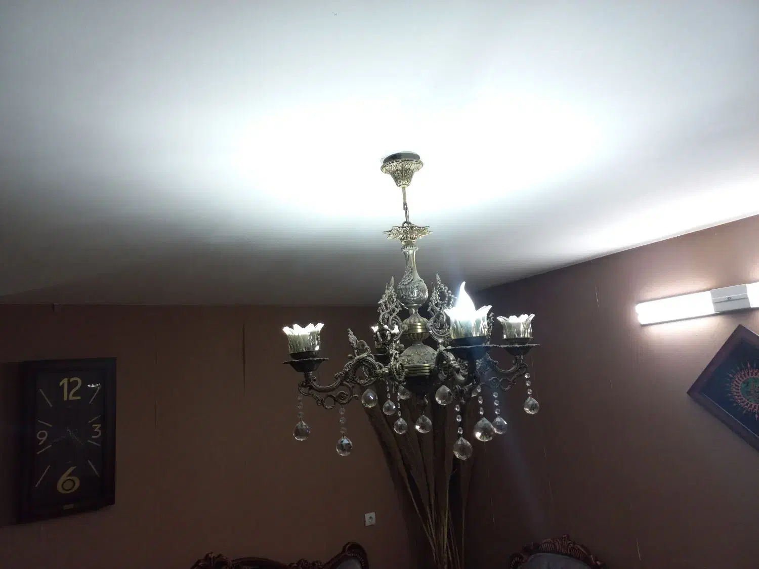 لوستر|لوستر و چراغ آویز|مشهد, اقبال|دیوار