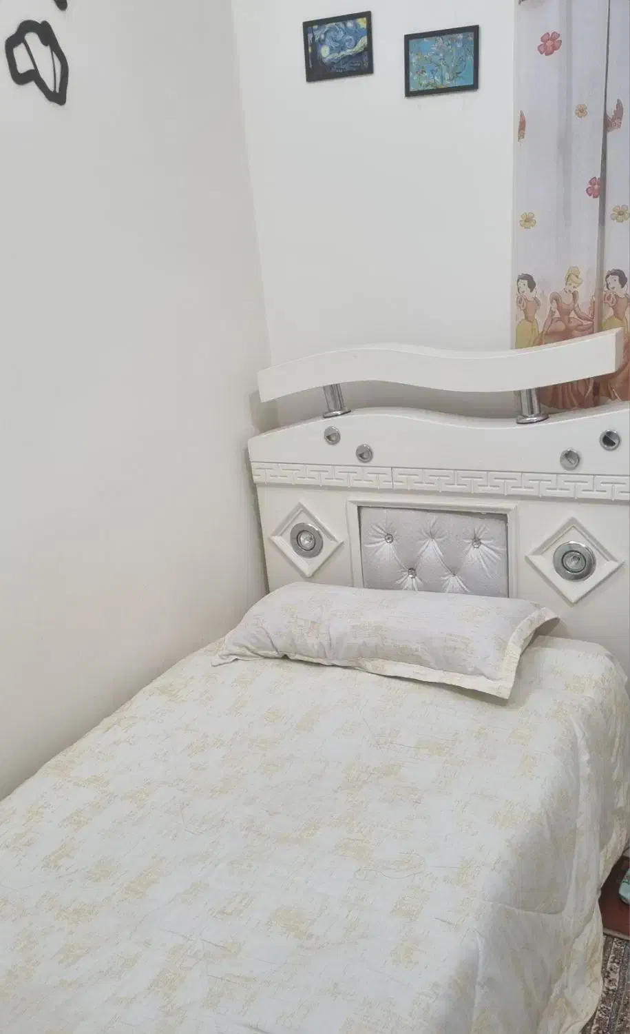 تخت یک نفره همراه تشک|تخت و سرویس خواب|الیگودرز, |دیوار