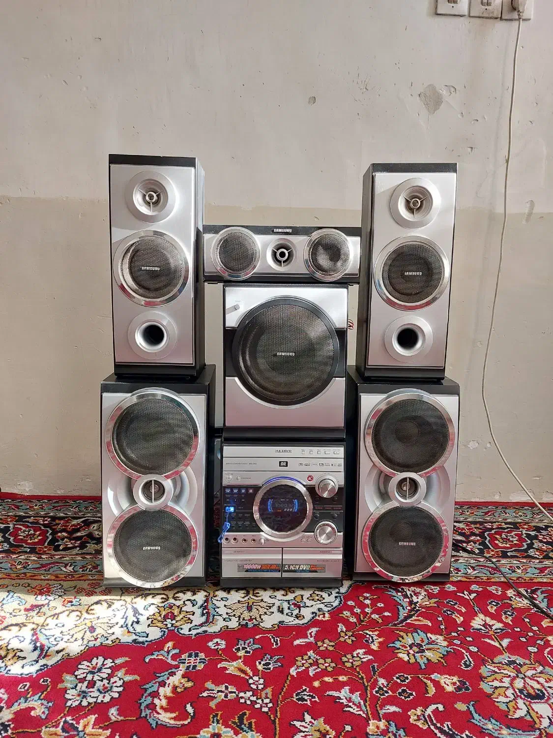ضبط خانگی ۱۰ هزار وات سامسونگ فلشخور فابریک|سیستم صوتی خانگی|مشهد, کوی دروی|دیوار