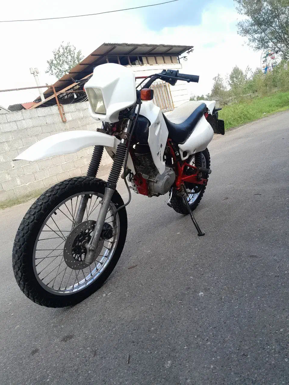 موتور تریل قسطی معاوضه هم میکنم|موتورسیکلت|رشت, دروازه لاکان|دیوار