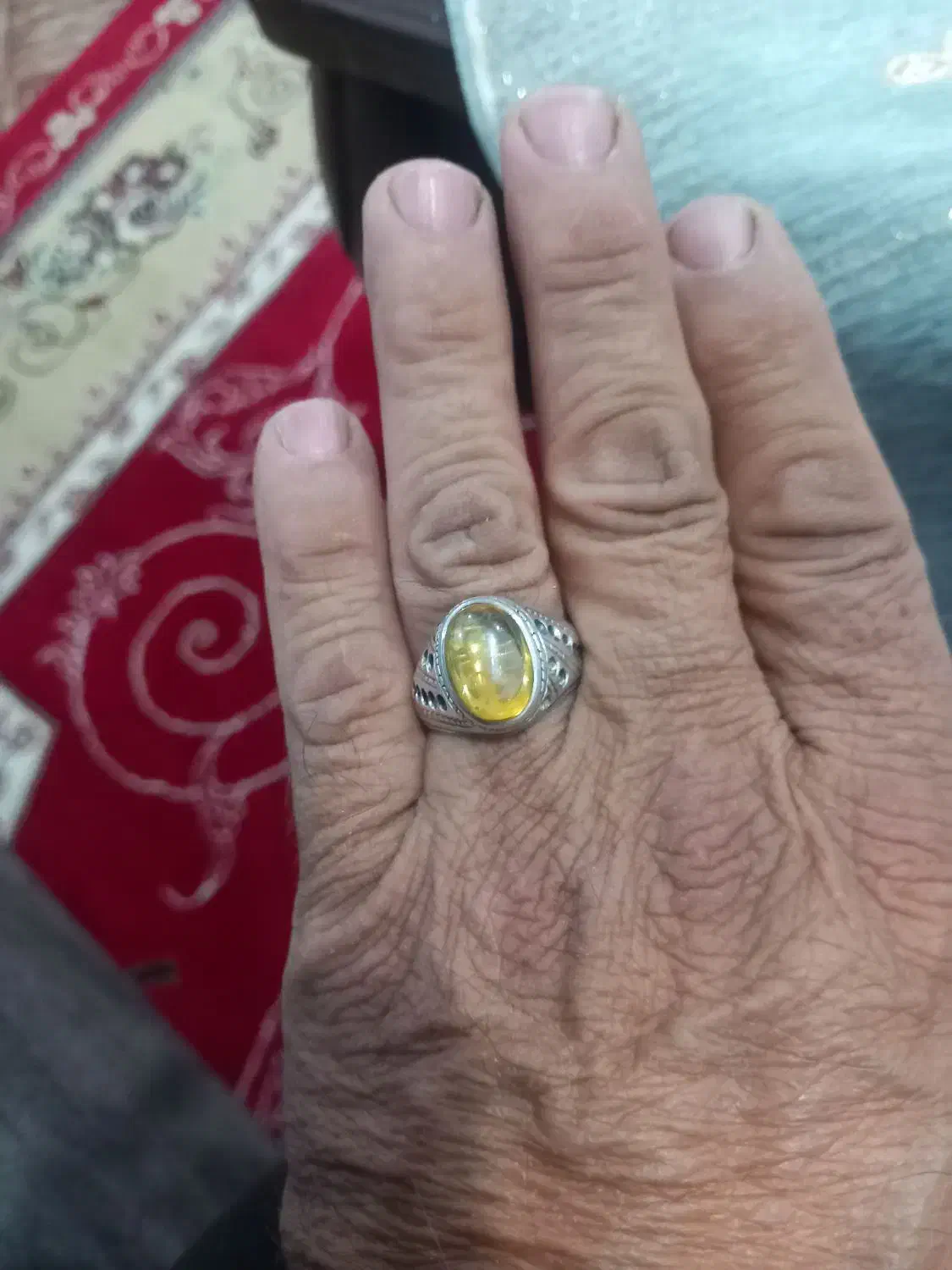 انگشتر نقره شرف الشمس|جواهرات|رامیان, |دیوار