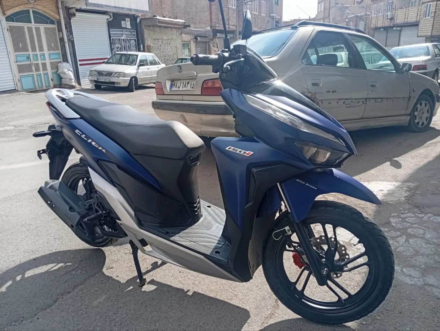 موتور کلیک مدل ۱۴۰۲ در حد بدون تصادف|موتورسیکلت|تبریز, |دیوار