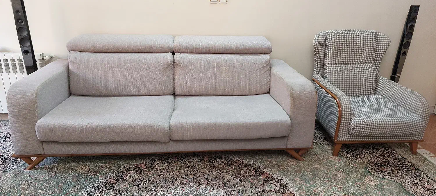 فروش مبل ۷ نفره|مبلمان خانگی و میز عسلی|شیراز, چنچنه|دیوار