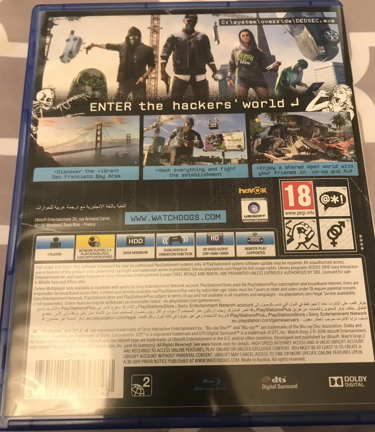 بازی Watch Dog 2 برای PS4|کنسول، بازی ویدئویی و آنلاین|تهران, تهرانپارس غربی|دیوار