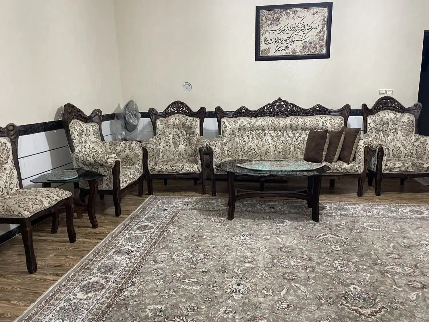 مبل سلطنتی|مبلمان خانگی و میز عسلی|آبیک, |دیوار