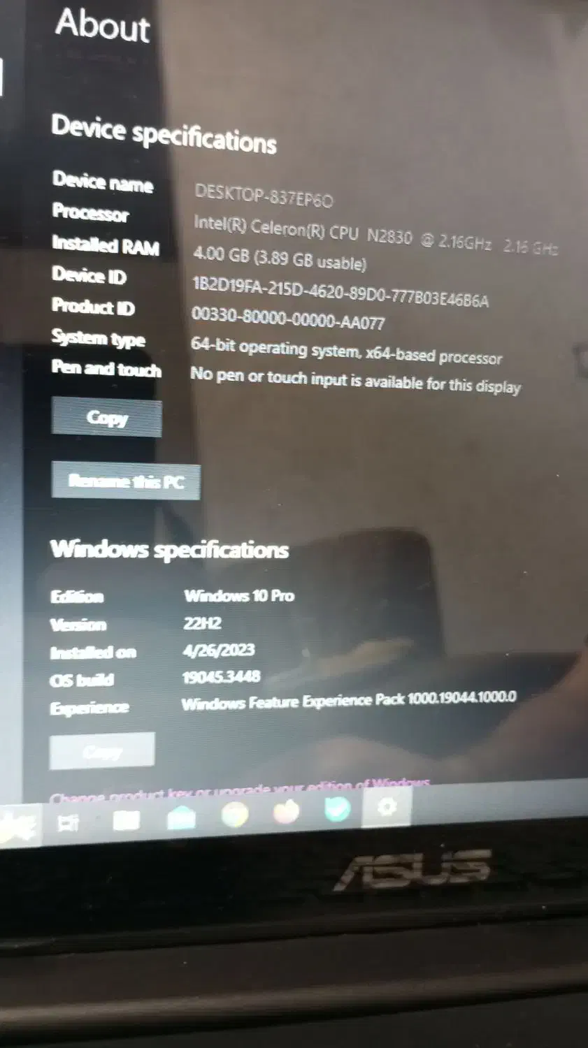 مدل ایسوس کم کارکرد مدل F553M|رایانه همراه|بندر انزلی, پرستار|دیوار