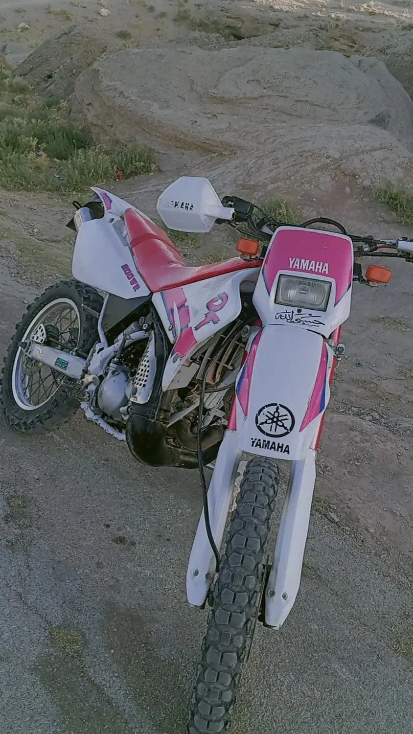 یاماها دیتی زین دوشاخ dt200 wr|موتورسیکلت|خرم بید, |دیوار