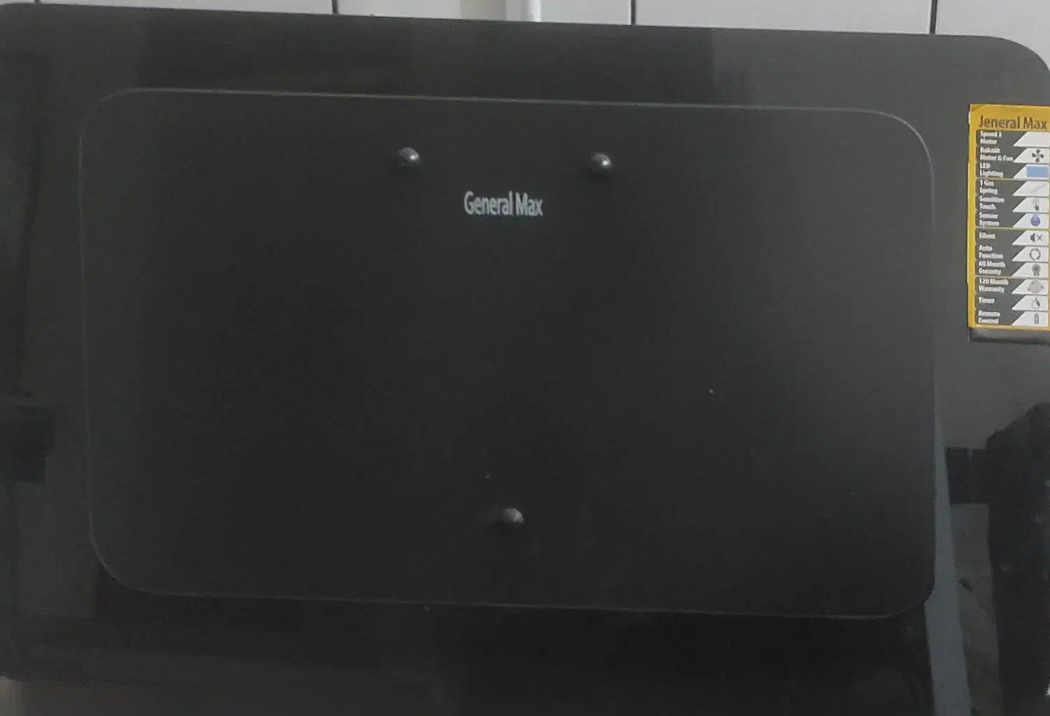 هود جنرال مکس روکار مشکی هوشمند|هود|خرمآباد, |دیوار