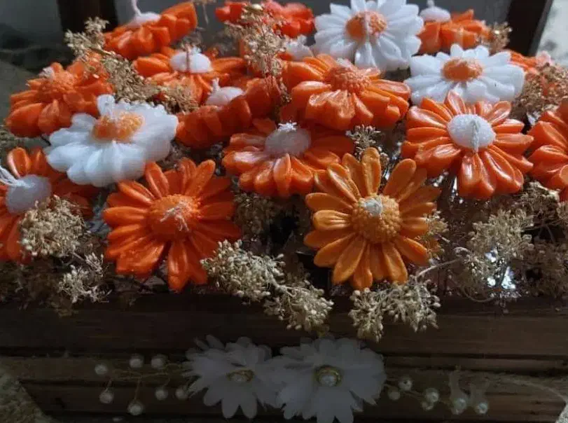 گل شمع وربان|صنایع دستی و سایر لوازم تزئینی|شیراز, تحویلی|دیوار