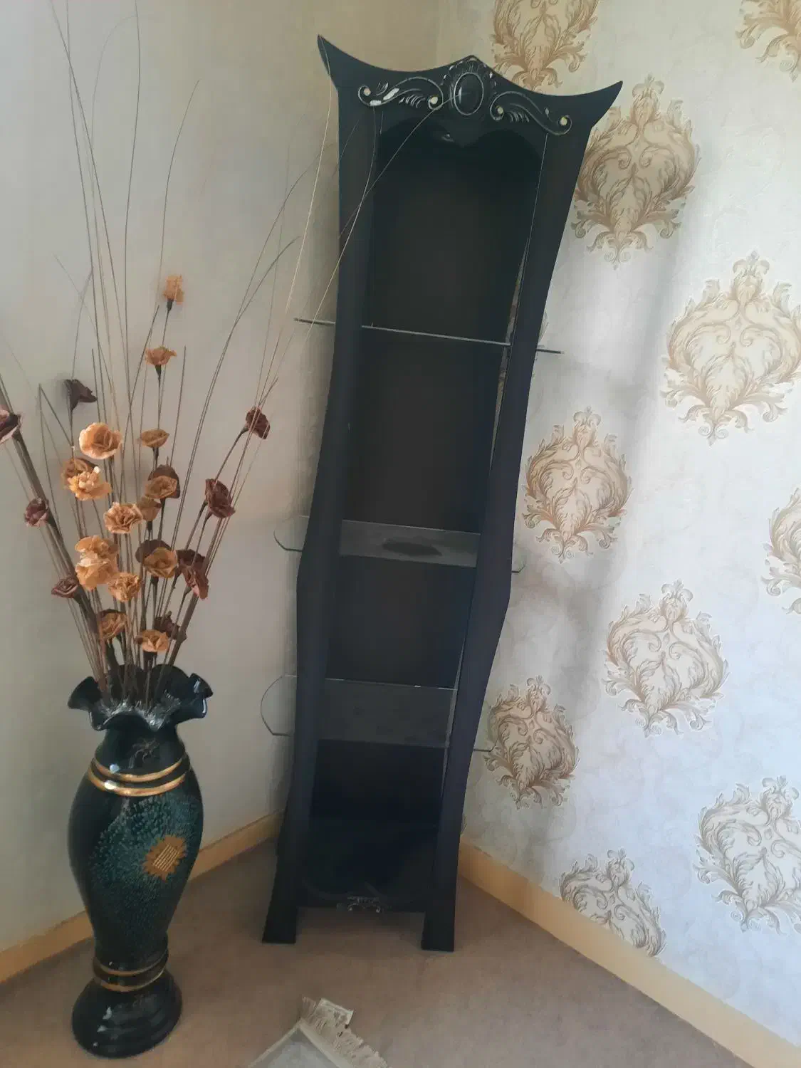 بوفه نو  4 طبقه سیسه ای هالوژن دار|بوفه، ویترین، کنسول|شاهین‌شهر, شهرک گلدیس|دیوار