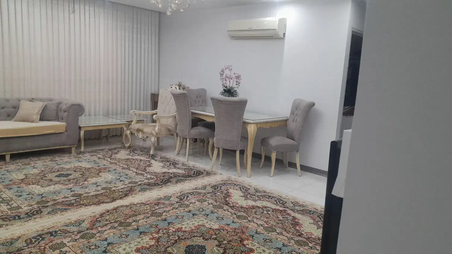 ست مبل ۷نفره استیل.میز نهارخوری ۴نفره|مبلمان خانگی و میز عسلی|قدس, شهرقدس|دیوار