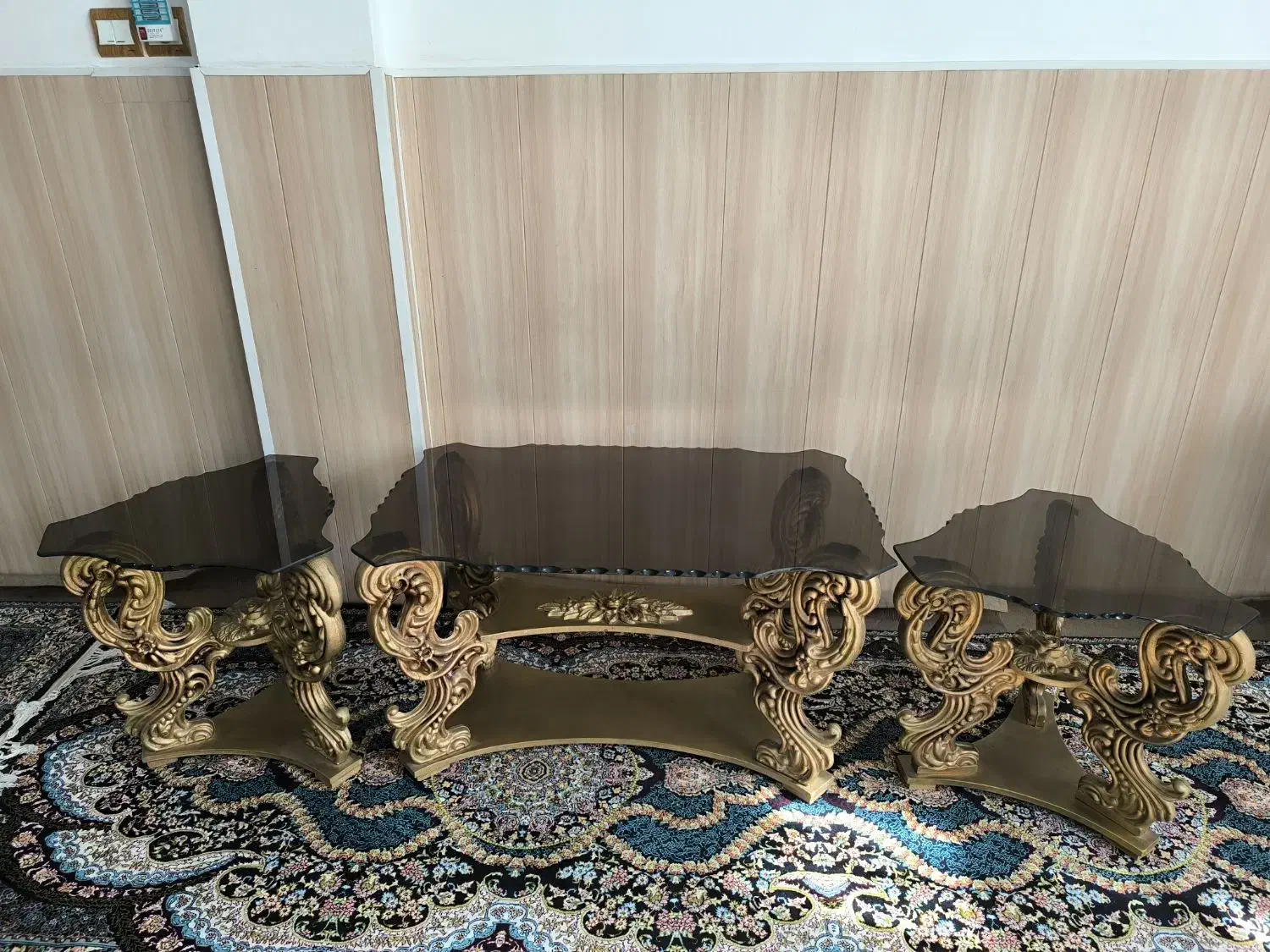 میز جلو مبلی ودوعسلی|مبلمان خانگی و میز عسلی|لنجان, |دیوار