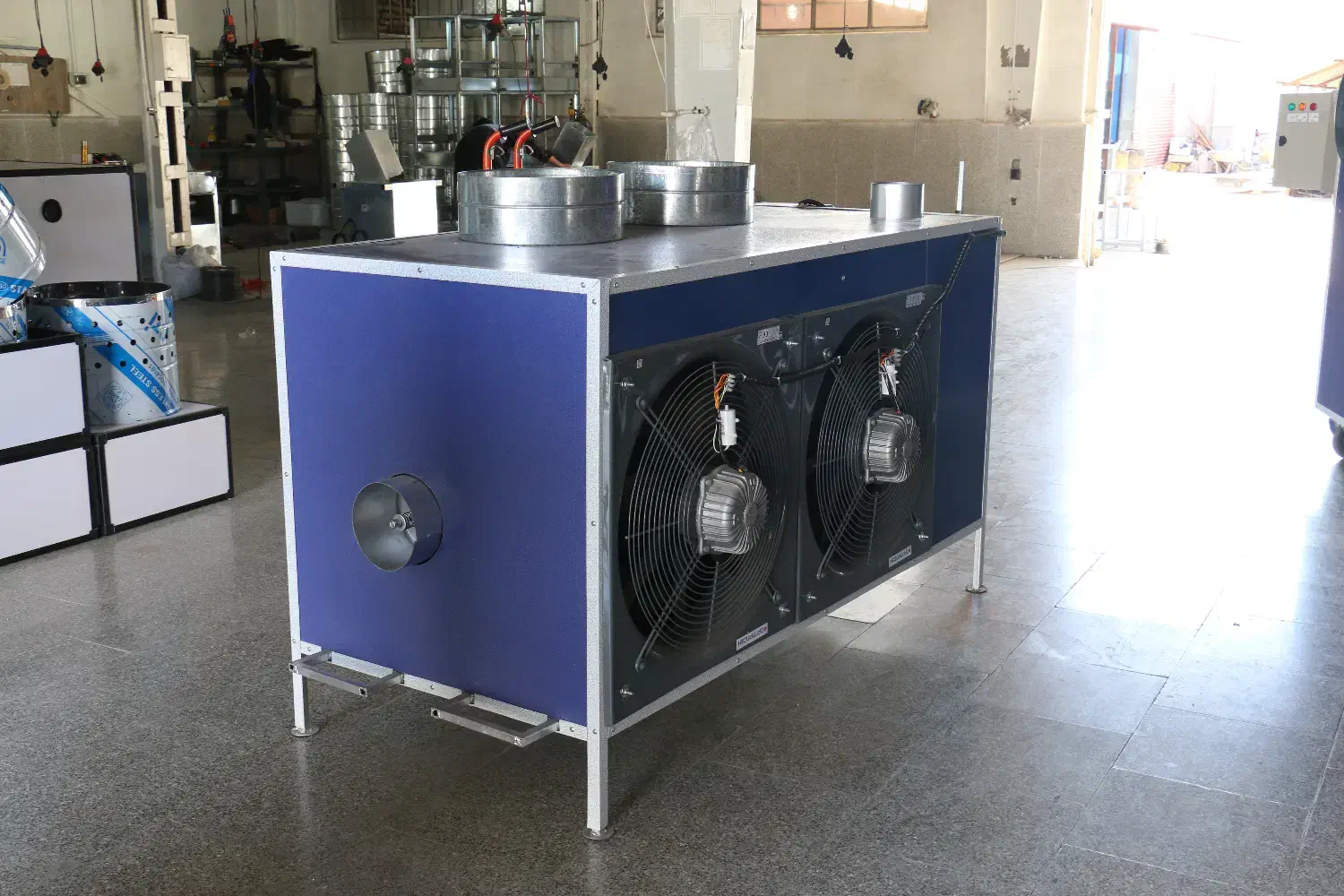 هیتر بخاری گازی برق گلخانه پلاستیکی تونلی دودکشدار|بخاری، هیتر، شومینه|شهرکرد, |دیوار