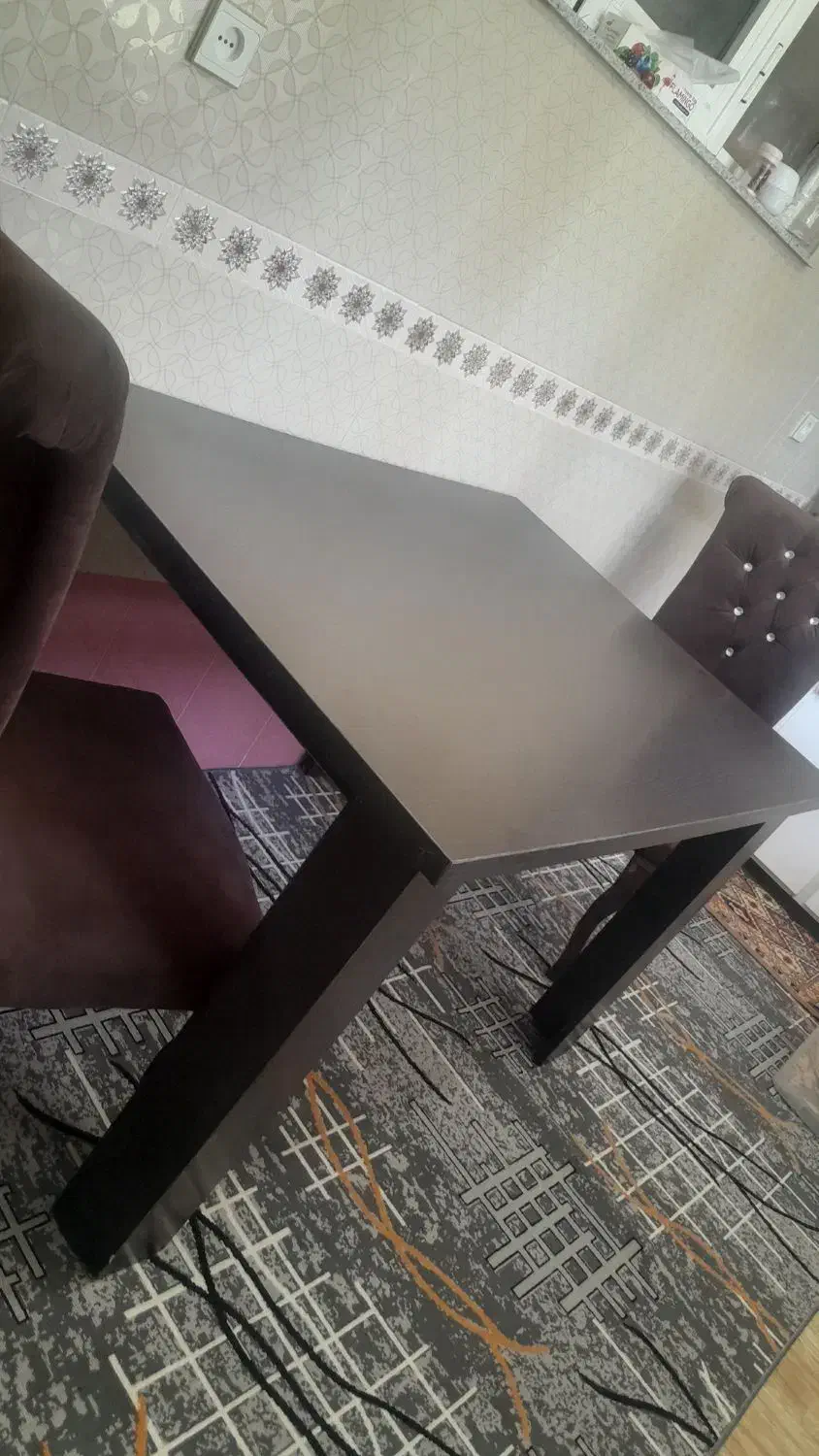 میز غذاخوری4 نفره|میز و صندلی غذاخوری|خوی, |دیوار