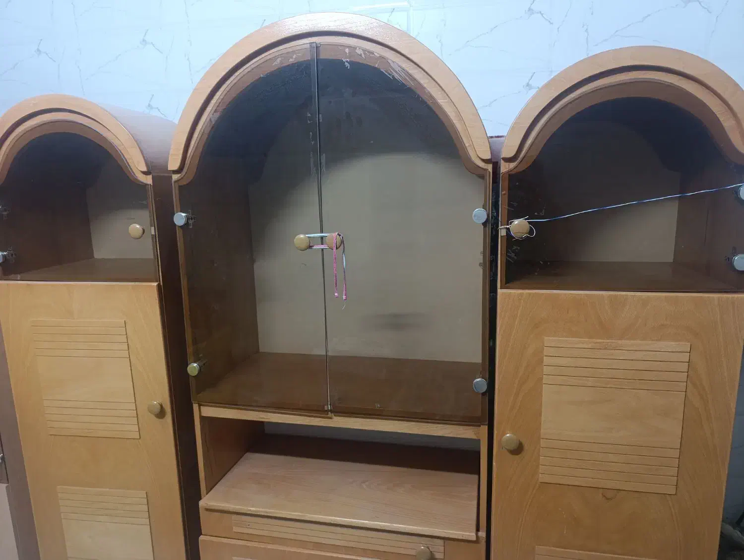 ست کمد شیشه ای|جاکفشی، کمد، دراور|جهرم, |دیوار